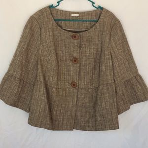 Brown tweed jacket